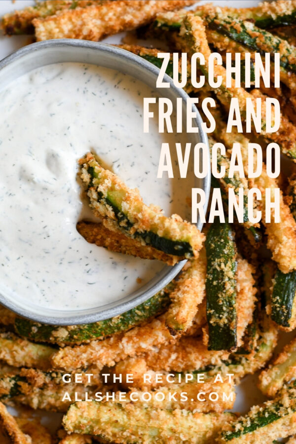 Oven Baked Zucchini Fries pin