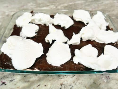 spread the remaining 8 oz of Cool Whip over the pudding layer,
