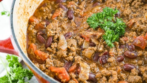 Copycat Texas Roadhouse Chili - Comfort Food | All She Cooks