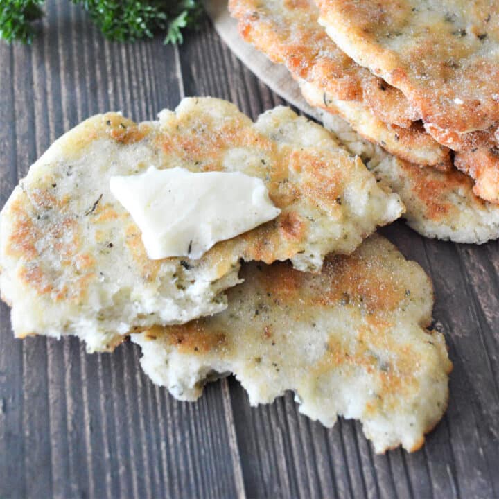 Greek Yogurt Flatbread Easy Quickbread All She Cooks