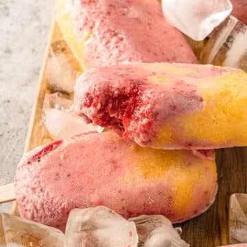 strawberry mango popsicles