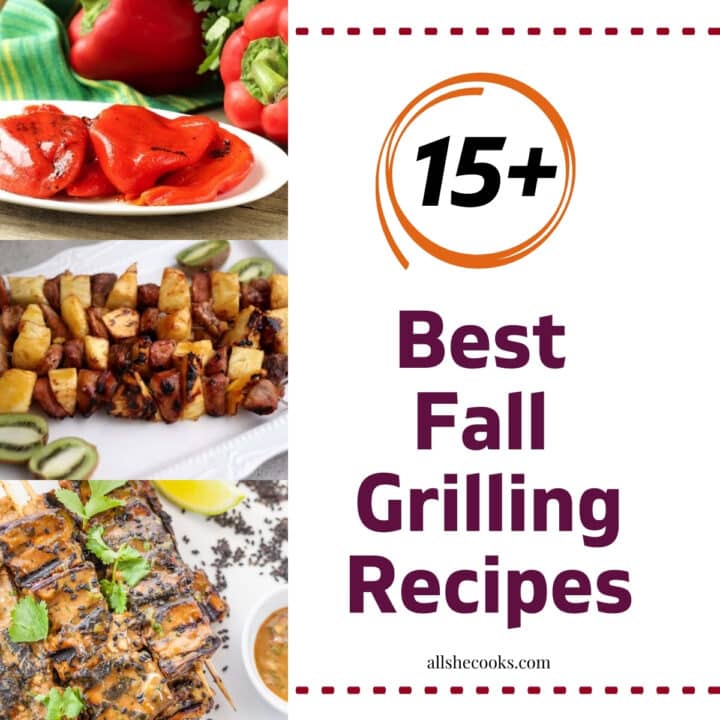 15+ Best Fall Grilling Recipes Meat & Veggies All She Cooks