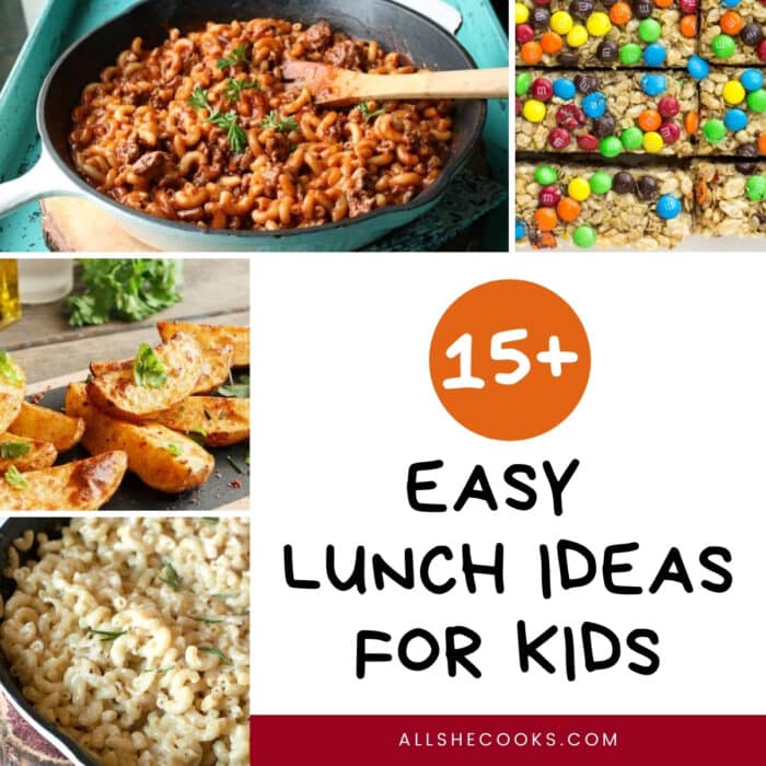 Easy Lunch Ideas for Kids - Mains and Snacks - All She Cooks