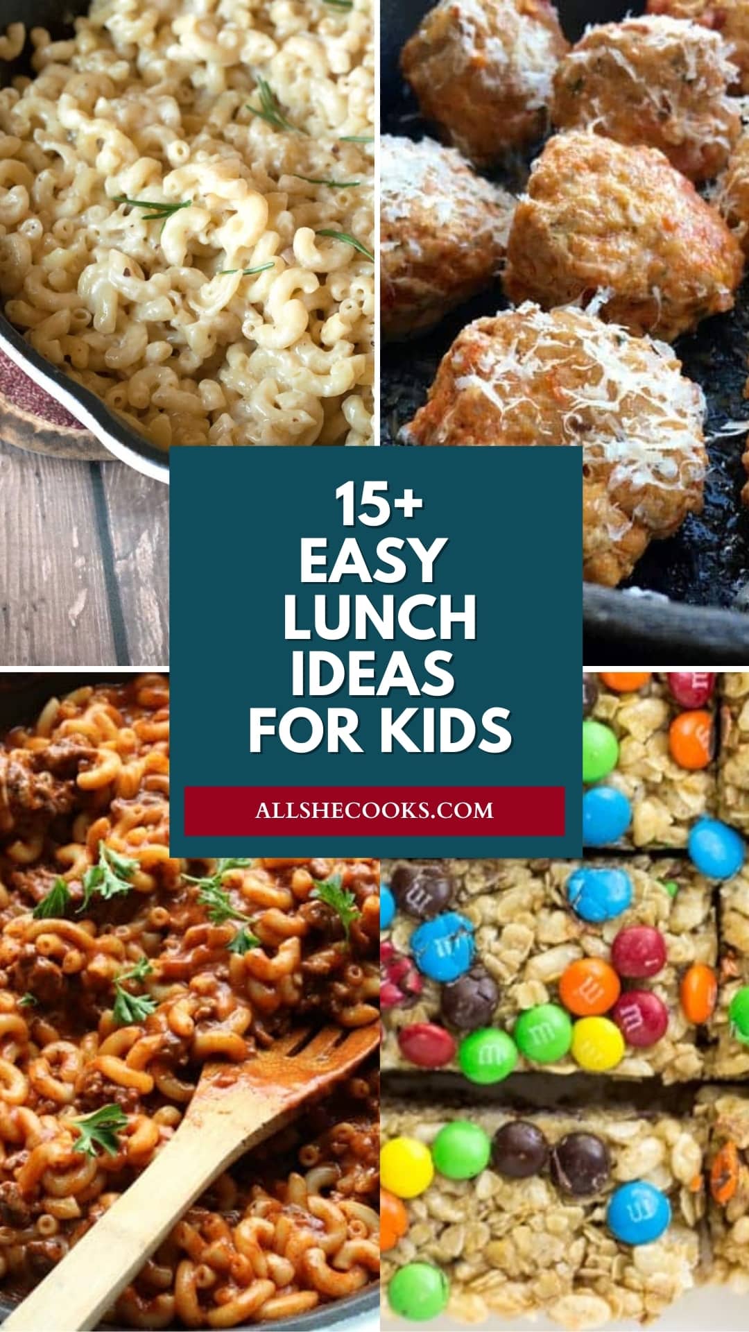 Easy Lunch Ideas for Kids - Mains and Snacks - All She Cooks