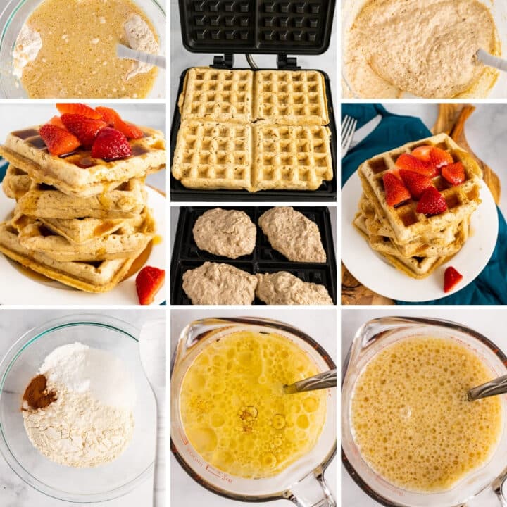 Cinnamon Waffles Quick & Easy Breakfast All She Cooks