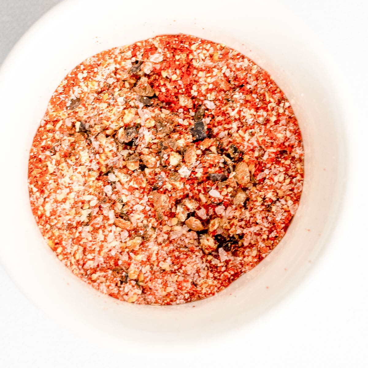 close up bowl of best burger seasoning