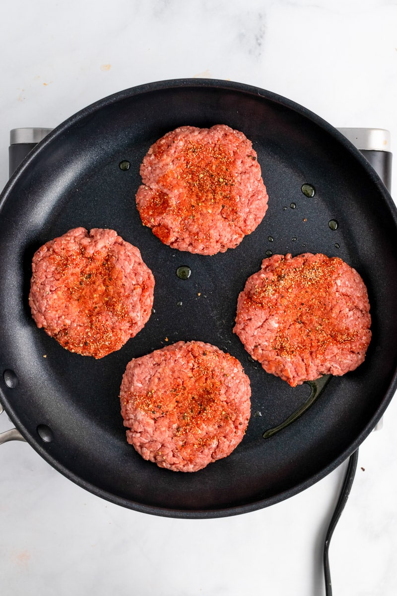 How to Grill a Burger with a Cast Iron Skillet