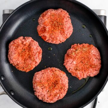 How to Make Burgers on the Stove - All She Cooks