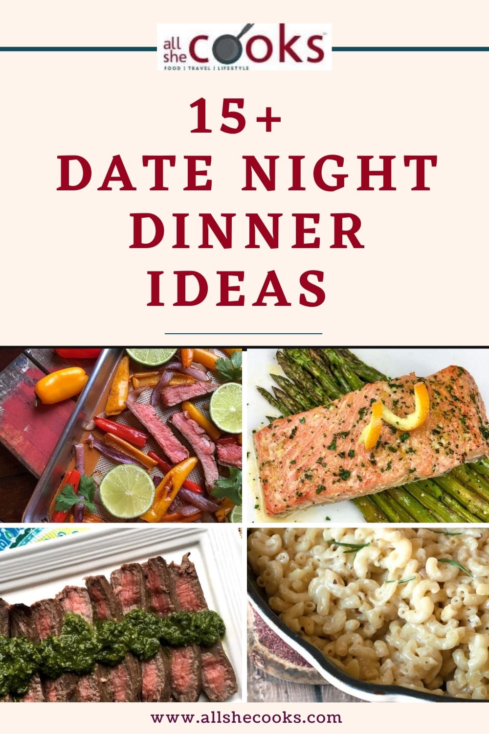 15+ Date Night Dinner Ideas - Romantic & Delicious - All She Cooks