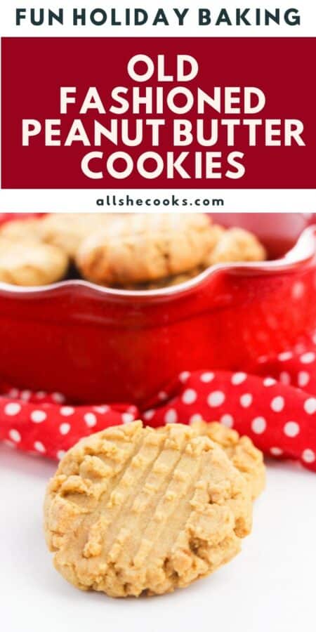 soft and chewy peanut butter cookie