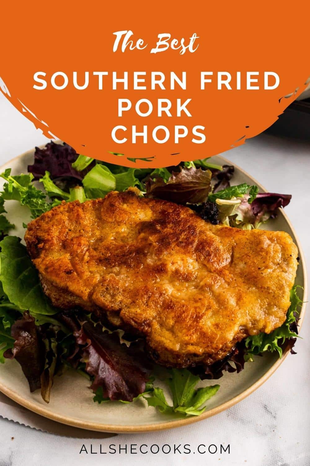 Southern Fried Pork Chops - All She Cooks