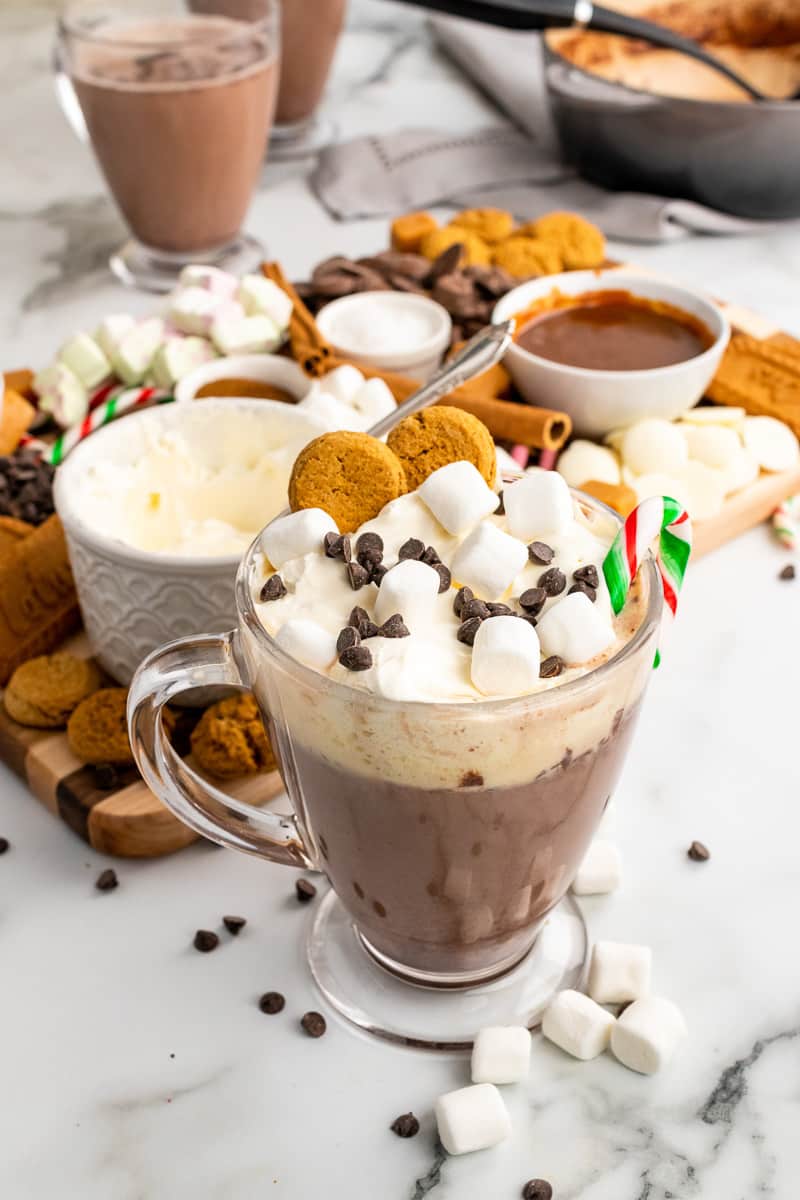 Hot Chocolate Charcuterie Board - All She Cooks