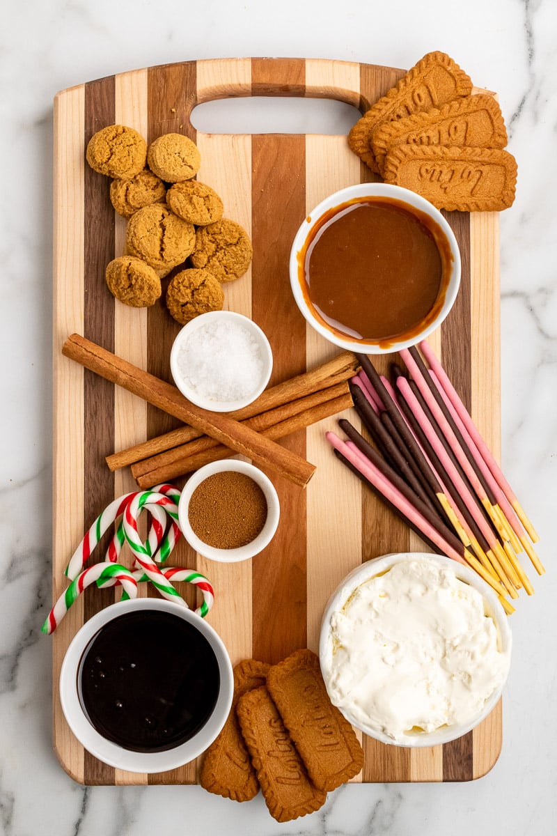 Hot Chocolate Charcuterie Board - All She Cooks