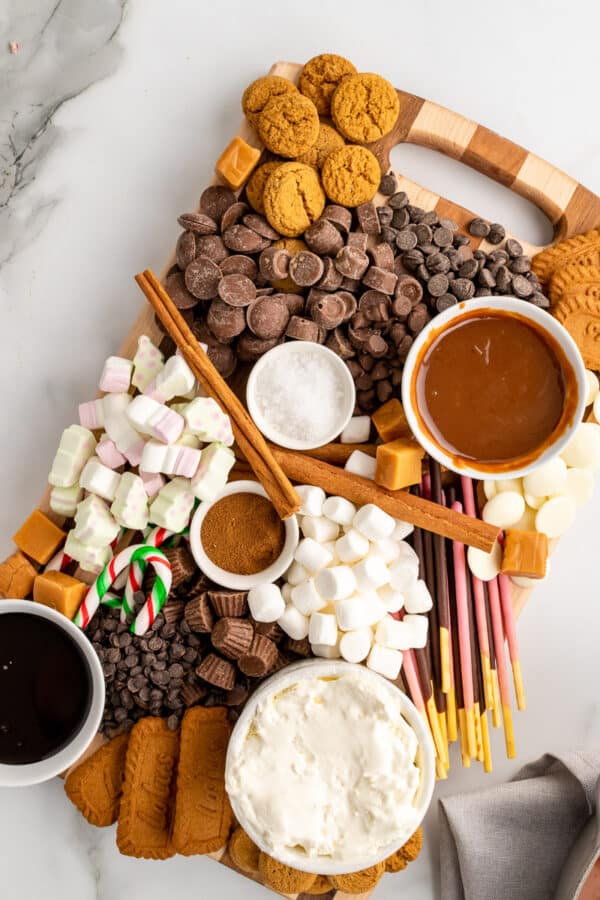 Hot Chocolate Charcuterie Board - All She Cooks