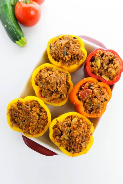 stuffed peppers without rice