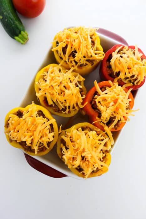 stuffed peppers without rice