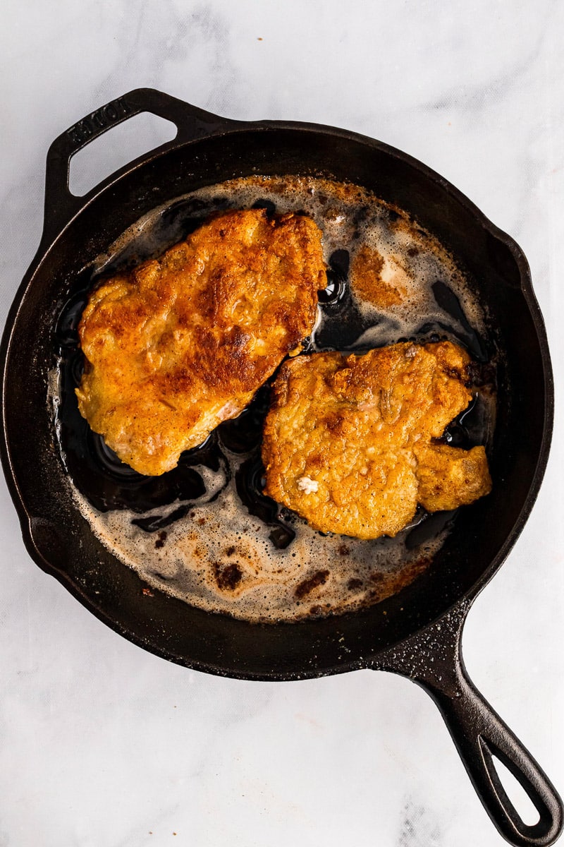 Southern Fried Pork Chops - All She Cooks