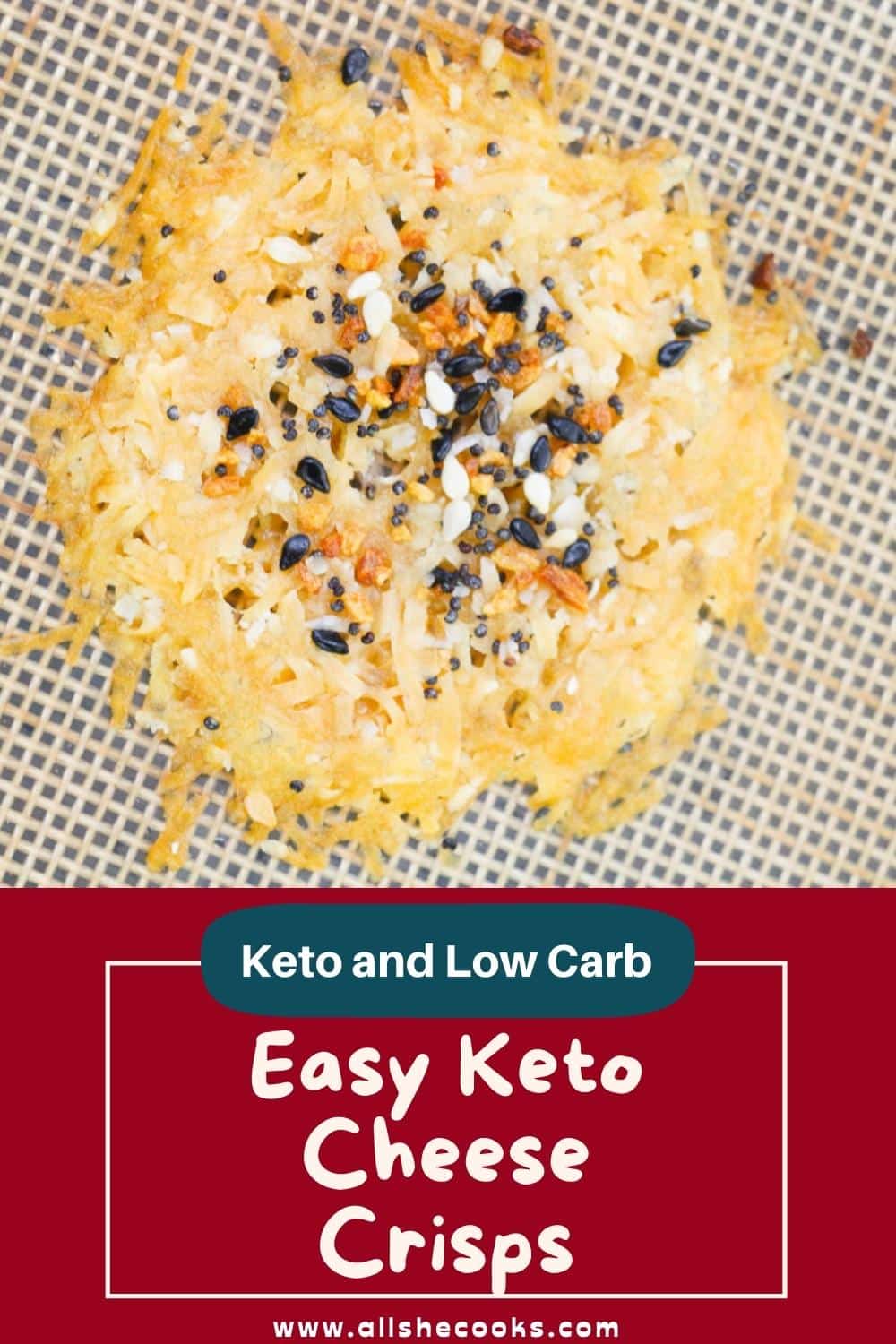 Easy Keto Cheese Crisps All She Cooks