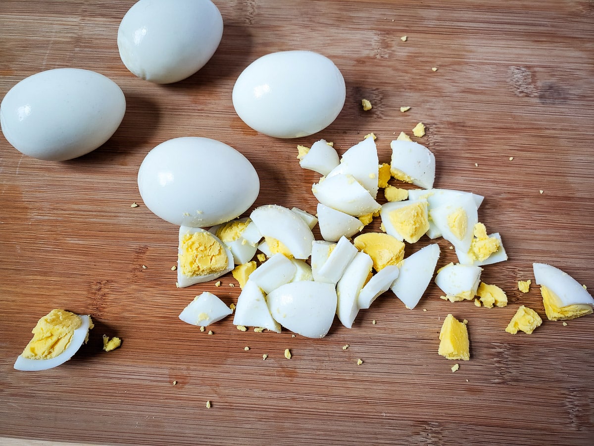Creamy Tuna Egg Pasta Salad All She Cooks