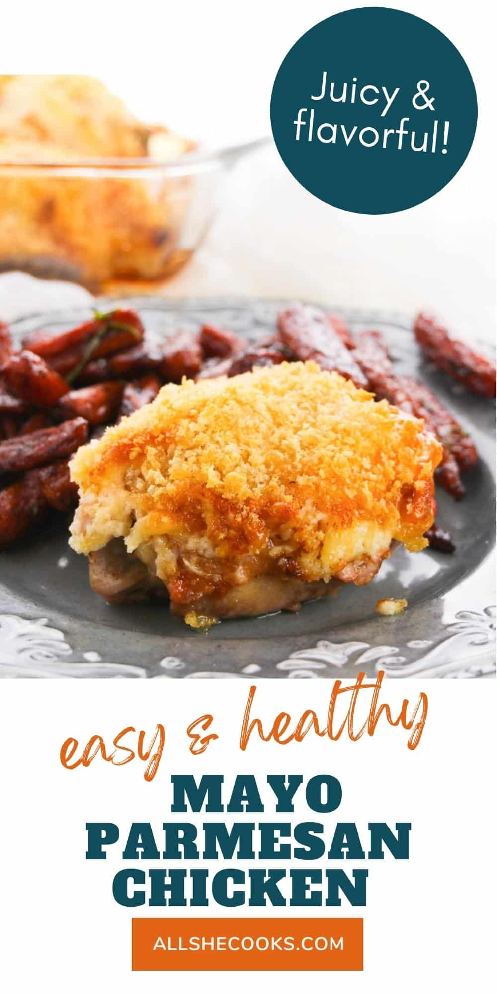 Mayo Parmesan Chicken All She Cooks