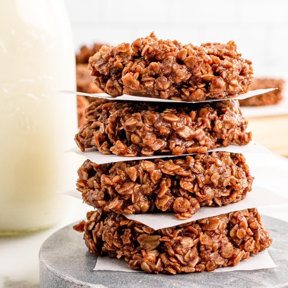 No Bake Chocolate Drop Cookies with Coconut and Oatmeal All She Cooks