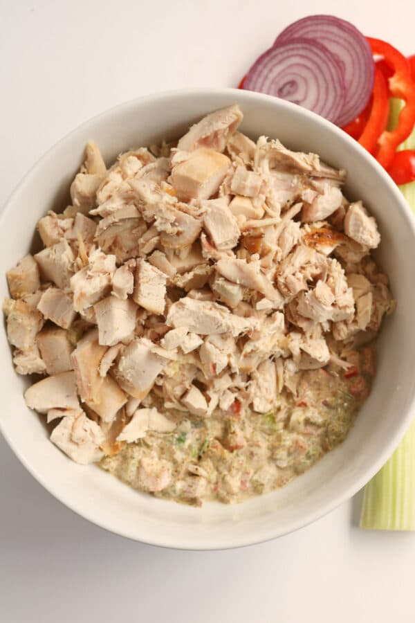 Rotisserie Chicken Salad - All She Cooks