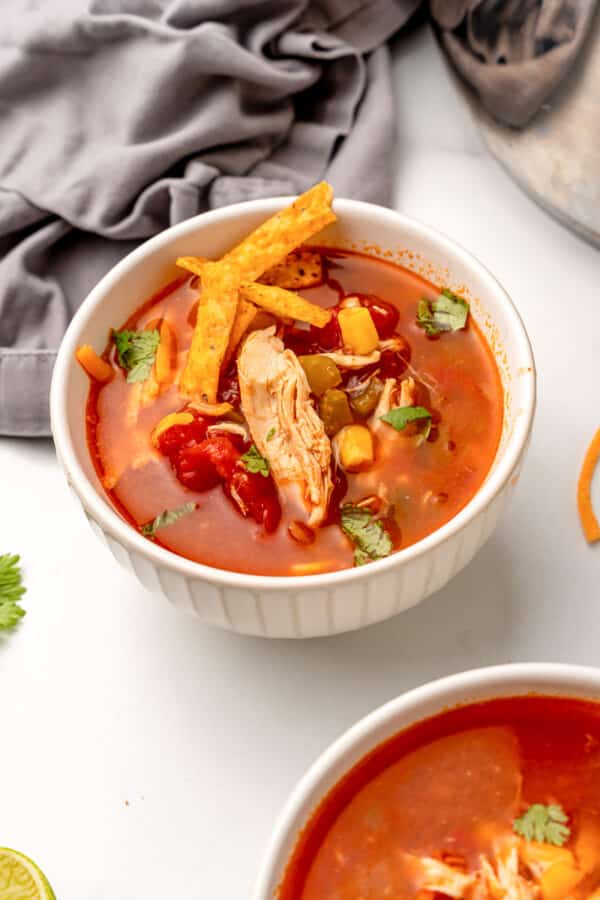 Chili's Southwest Chicken Soup (Copycat Recipe!) - All She Cooks