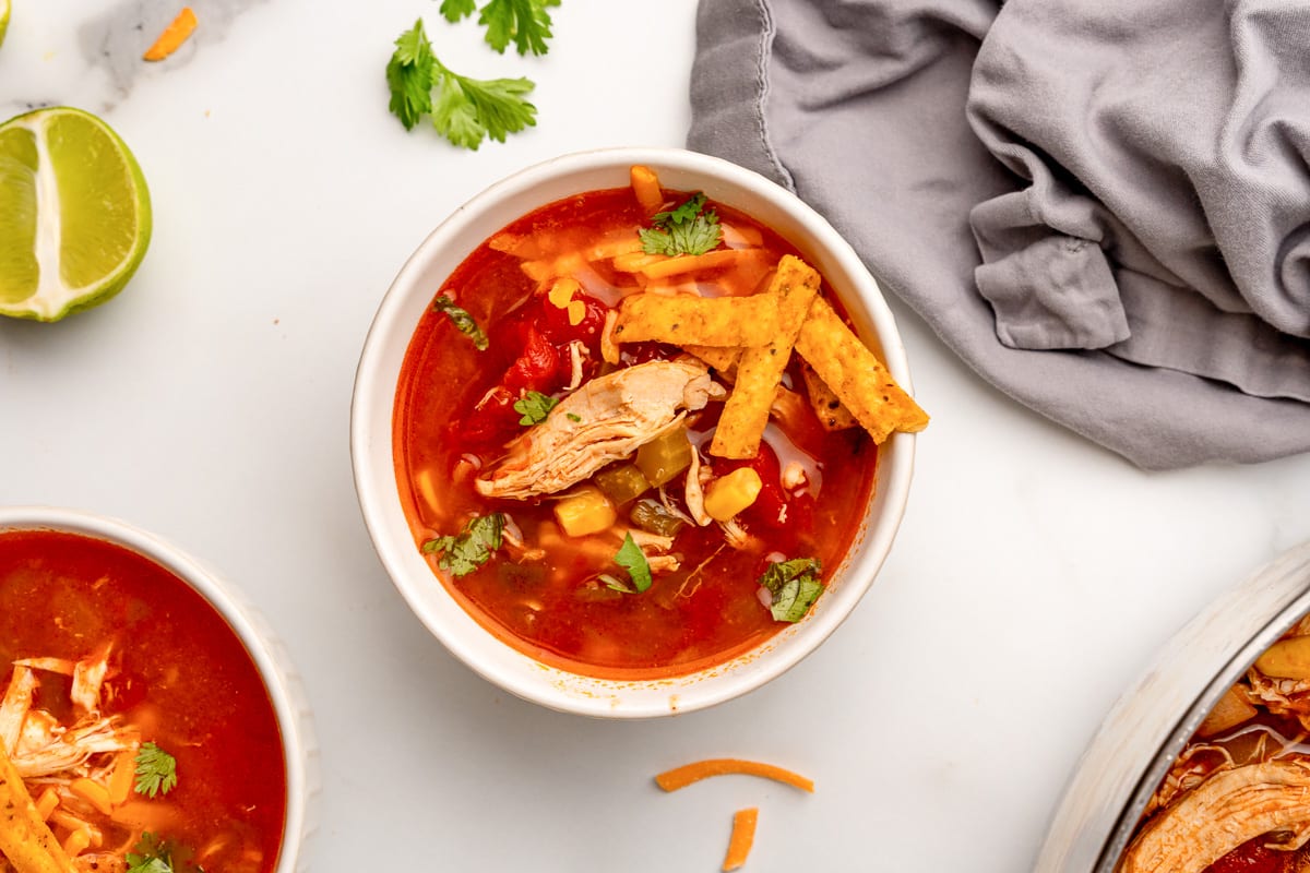 southwest chicken soup vs enchilada soup