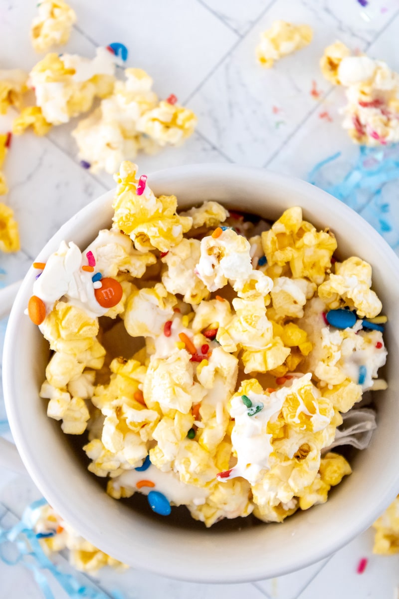 cake batter popcorn