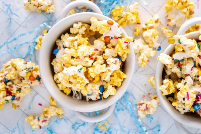 Birthday Cake Popcorn - All She Cooks