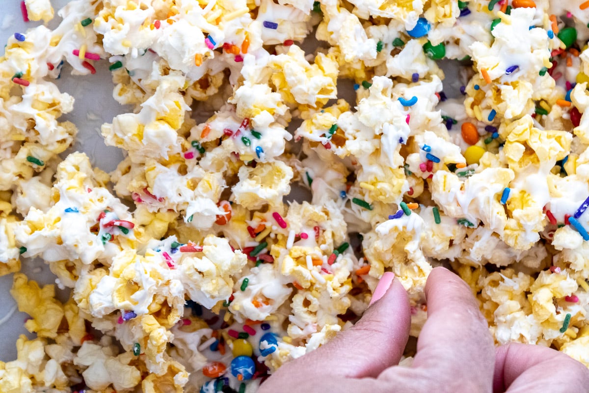 cake batter popcorn