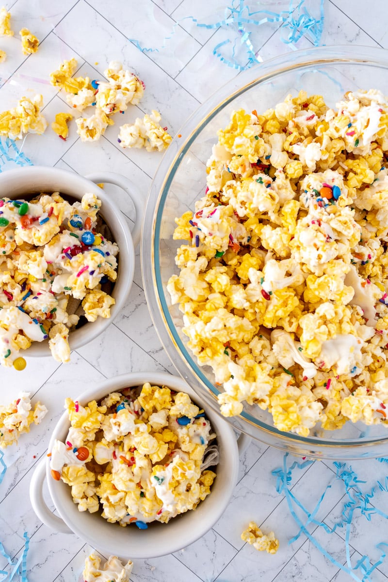 cake batter popcorn