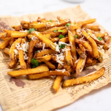 Restaurant quality truffle sweet potato fries - Eat Like You're on