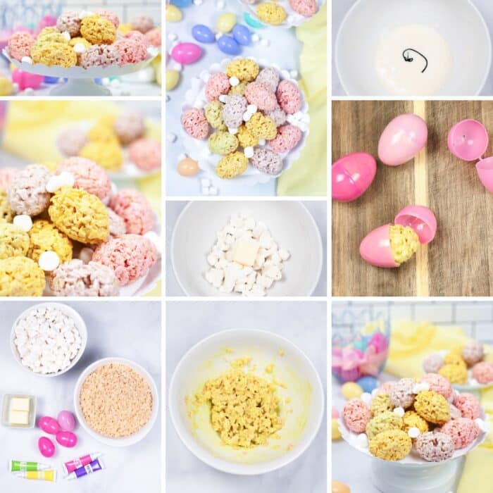 Easter Egg Rice Krispie Treats All She Cooks
