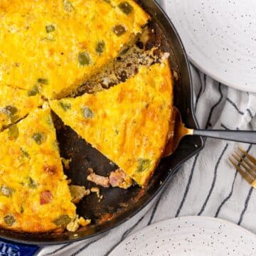 ham and cheese frittata