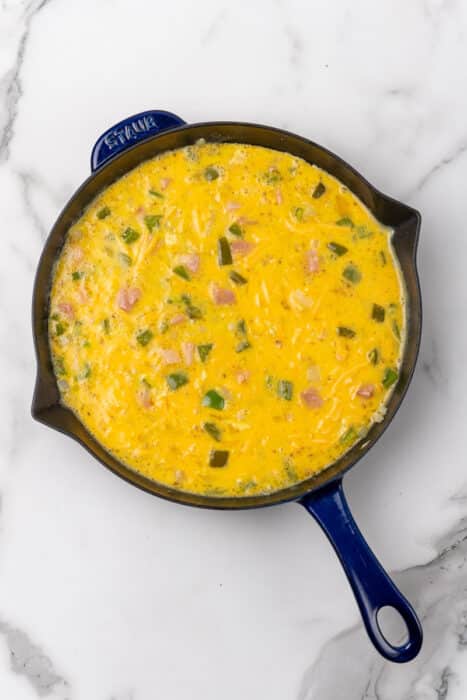 ham and cheese frittata