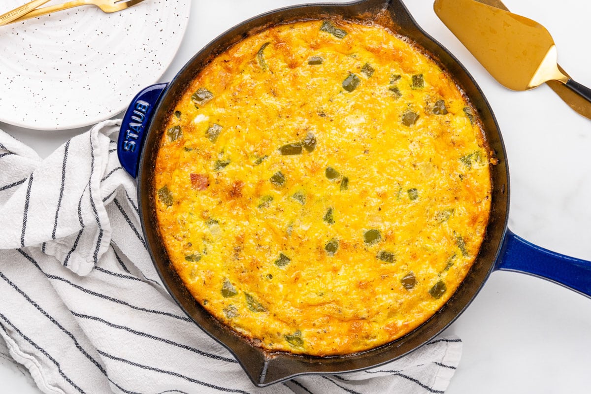 ham and cheese frittata