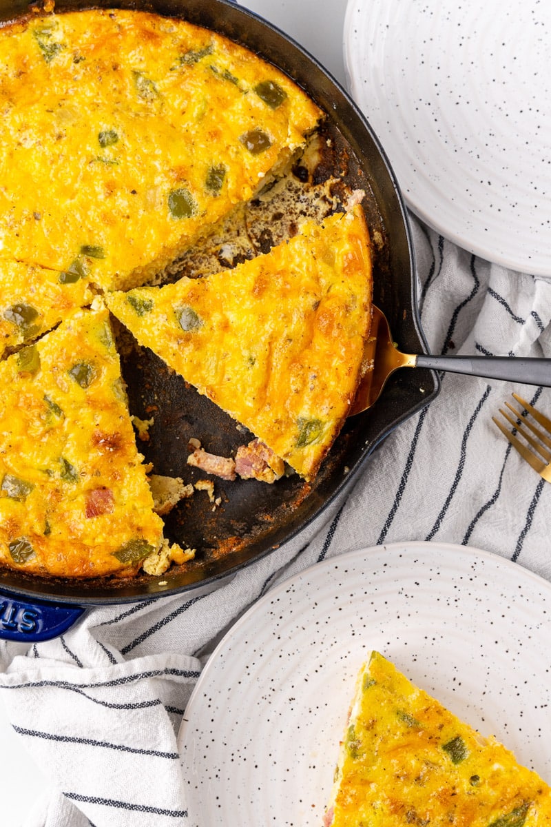 ham and cheese frittata