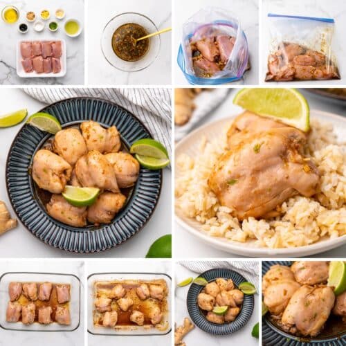 Ginger Lime Chicken All She Cooks