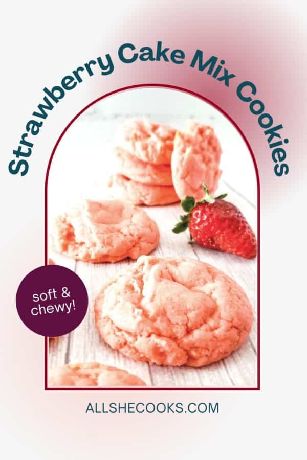 strawberry cake mix cookies