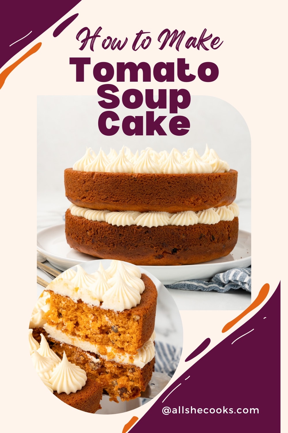 Tomato Soup Cake All She Cooks