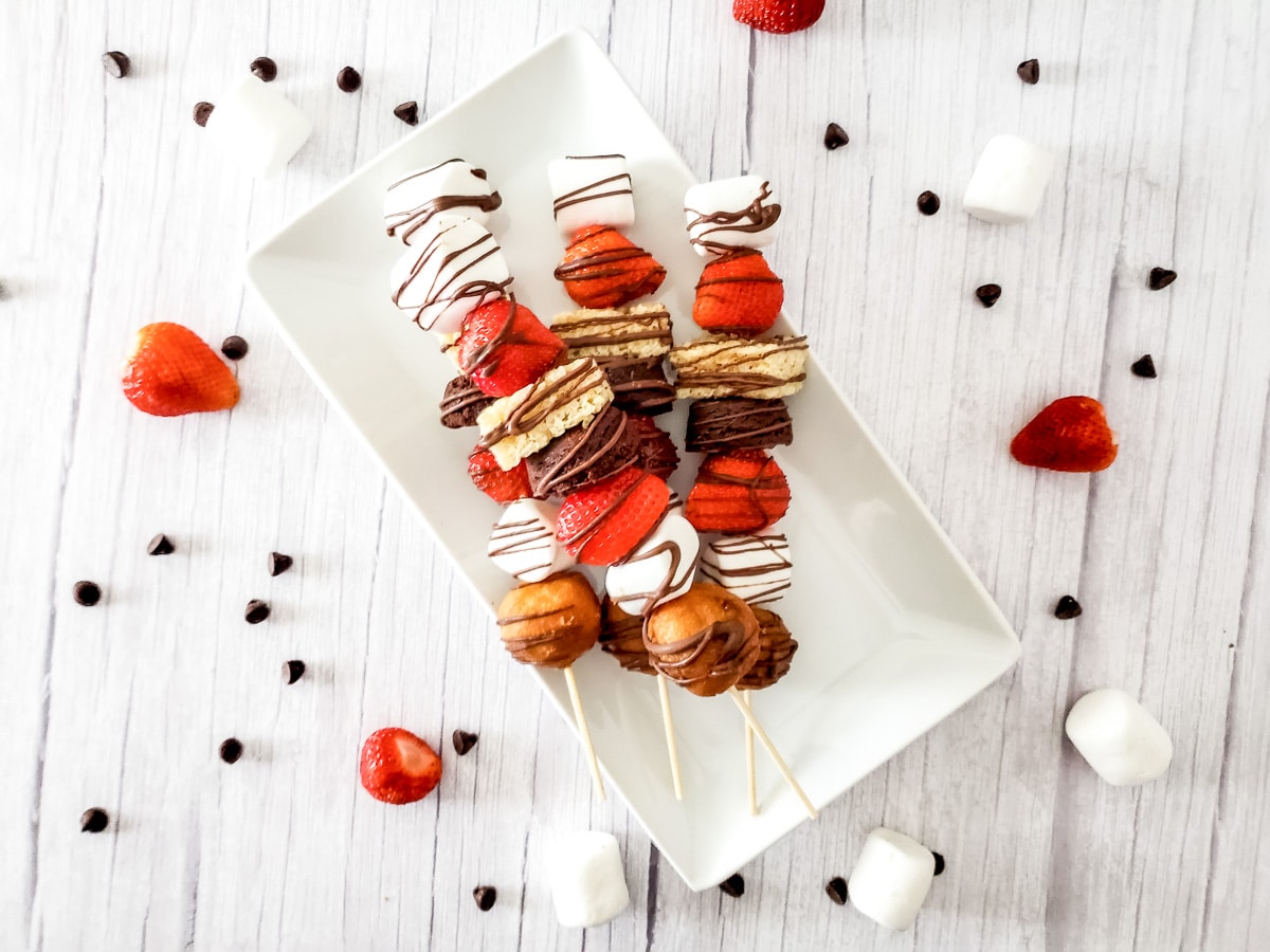 dessert skewers