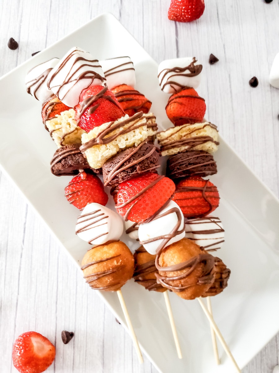 dessert skewers