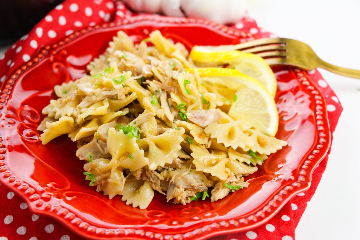 garlic chicken pasta