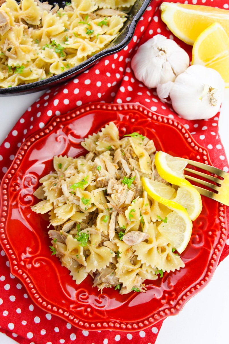 garlic chicken pasta