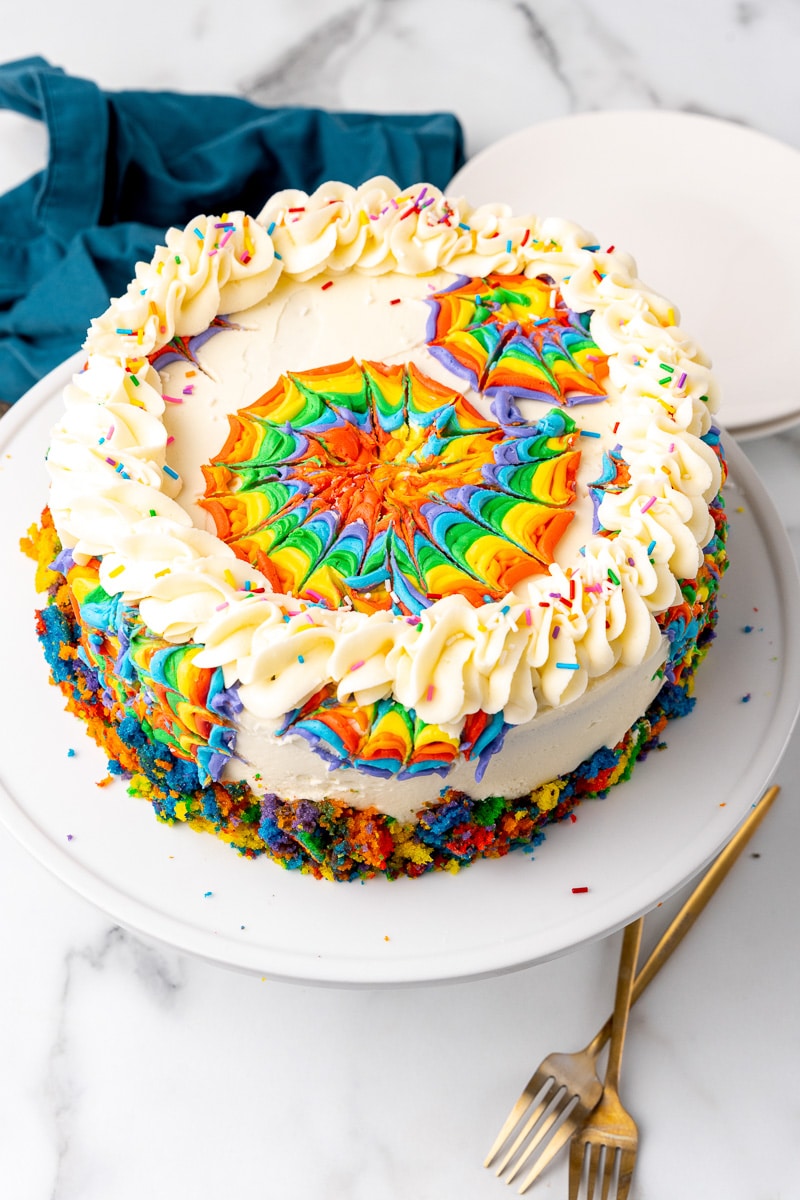 colorful cake recipe from scratch