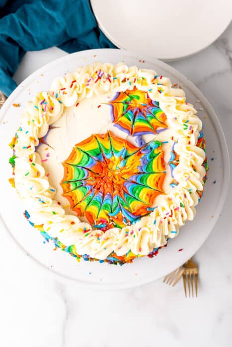 colorful cake recipe from scratch