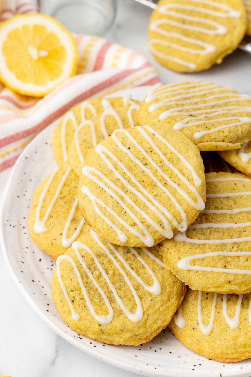 lemon poppy cookies