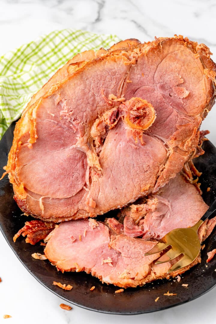 Easy 3 Ingredient Glazed Ham - Perfect for Holidays! - All She Cooks