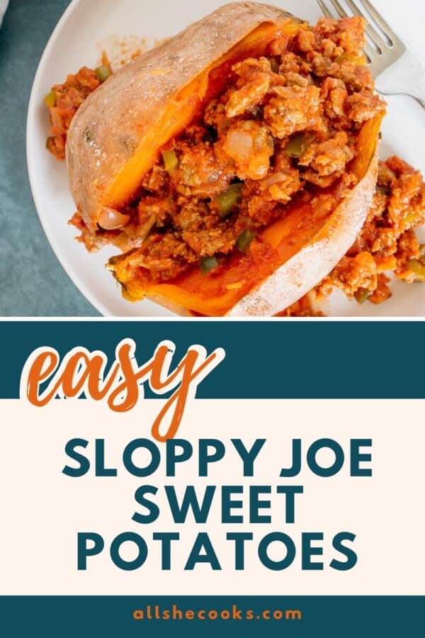 sloppy joe stuffed sweet potatoes
